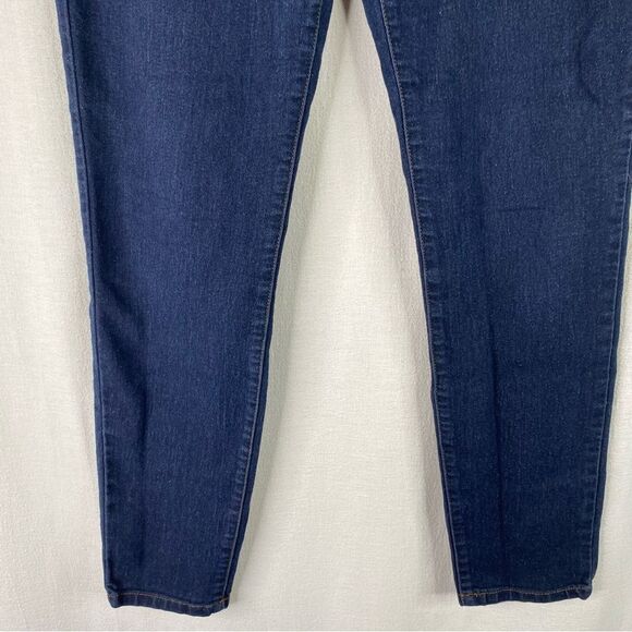 Forever 21 Jeans Women’s 30 Blue Skinny Mid Rise Denim 5 Pocket Stretch - Picture 4 of 9